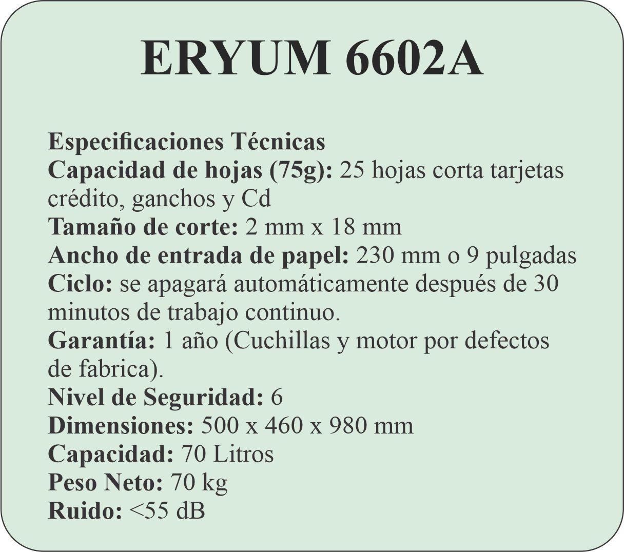 Ficha técnica