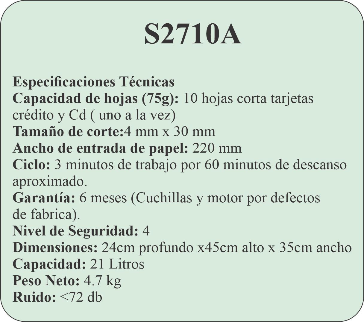 FICHA TECNICA