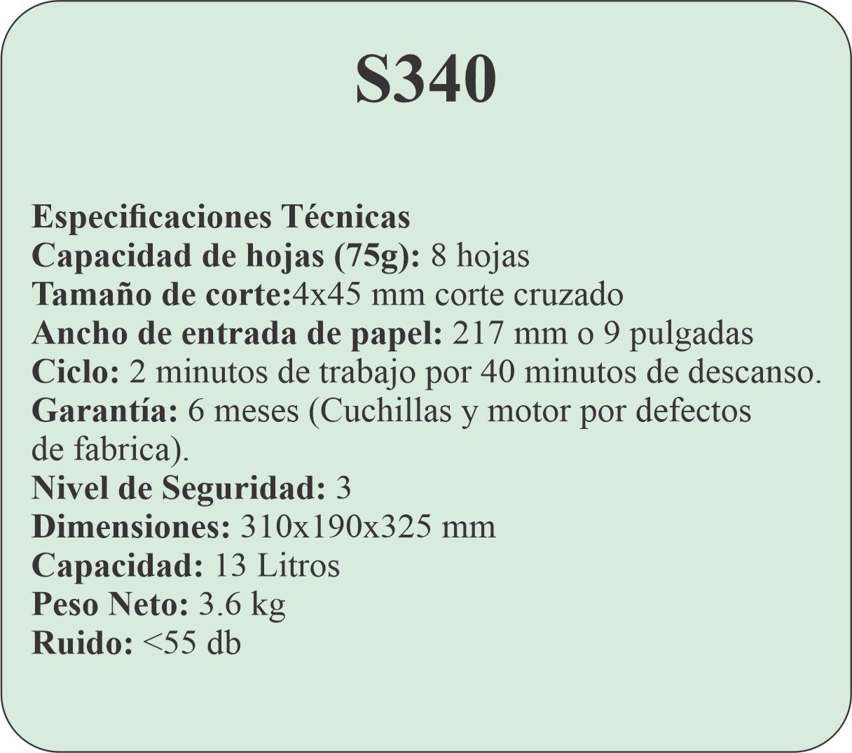 S340FICHA