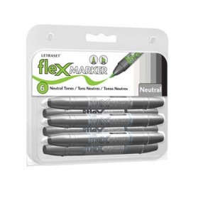 SET MARCADORES FLEXMARKER X6 TONOS NEUTROS