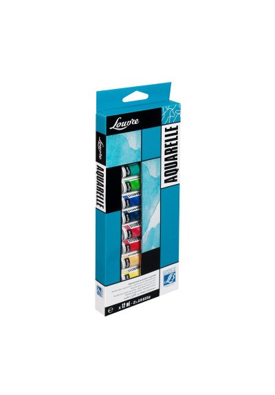 Acuarela Louvre 10ml x 12 colores