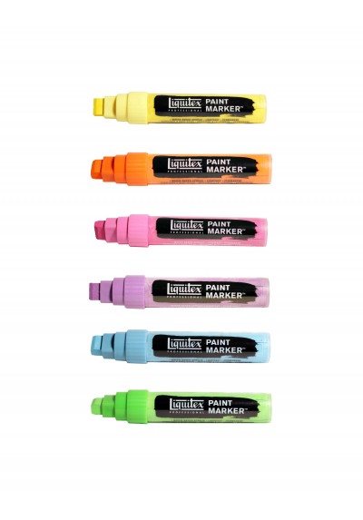 SET MARCADORES GRUESO X6 LIQUITEX VIBRANT