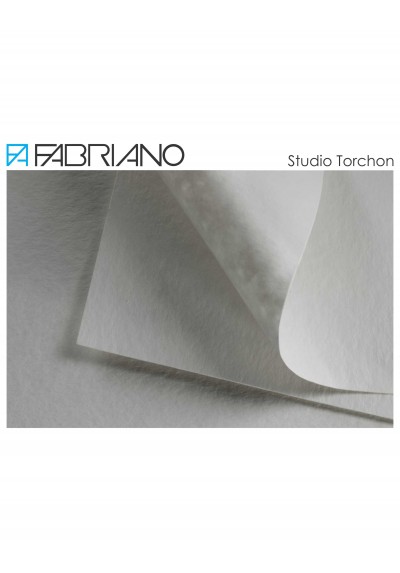 Papel acuarela 25% algodón 50x70 cm Fabriano Torchon