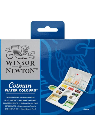 Winsor & Newton juego compacto de acuarela profesional