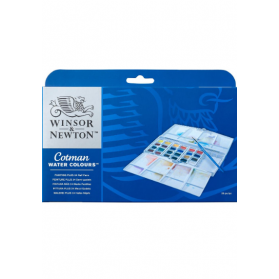 ESTUCHE ACUARELA COTMAN EN PASTA X24 WINSOR & NEWTON