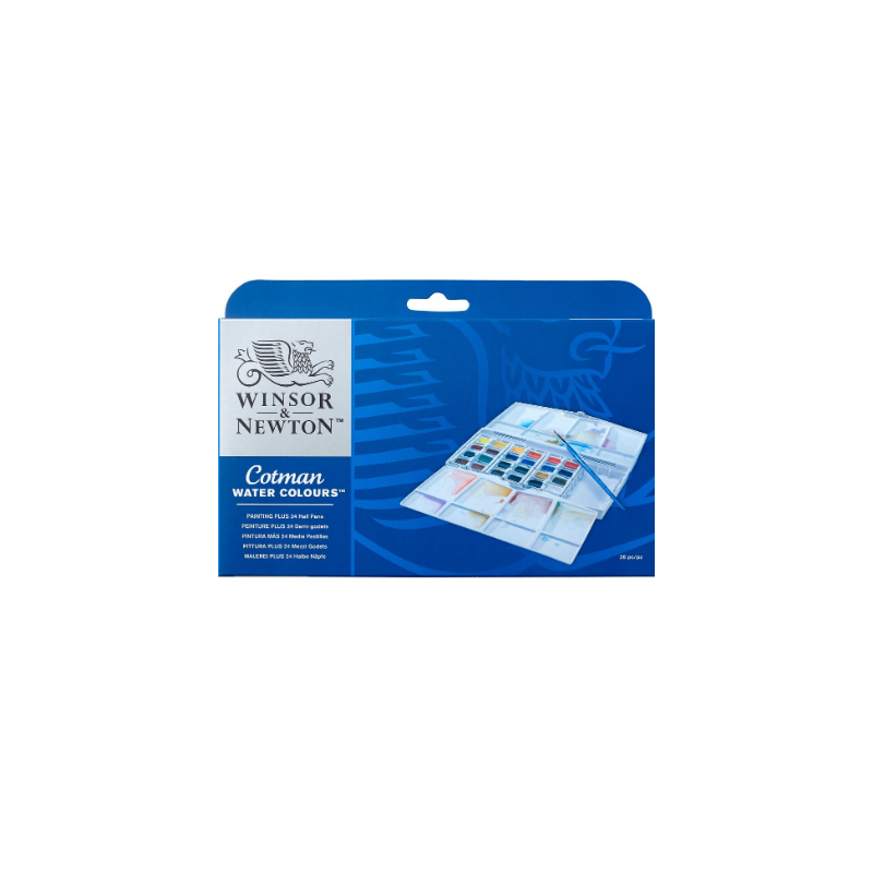 Caja Acuarela en pasta Winsor & Newton x16 colores