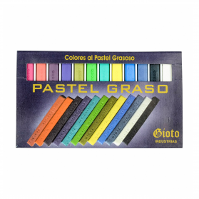 TIZA PASTEL GRASO X12 GIOTO