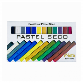 TIZA PASTEL SECA X12 GIOTO