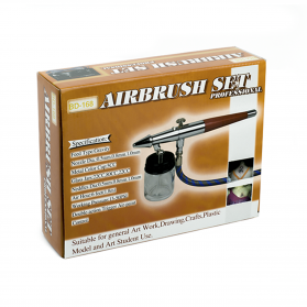 KIT AERÓGRAFO DOBLE ACCIÓN RF BD168