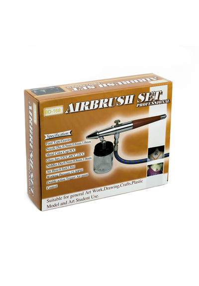 KIT AERÓGRAFO DOBLE ACCIÓN RF BD168