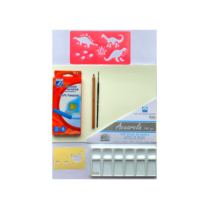 KIT CREATIVO BAMBINI DE ARTE SOFT PASTELS - Industrias Gioto