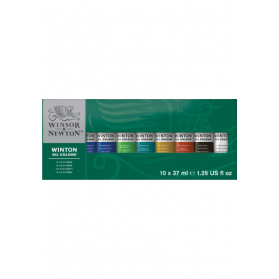 ESTUCHE ÓLEO WINTON 37ML X 10 COLORES WINSOR & NEWTON RF 1490619