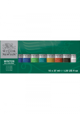 CAJA ÓLEO WINTON 37ML X 10 COLORES WINSOR & NEWTON RF 1490619