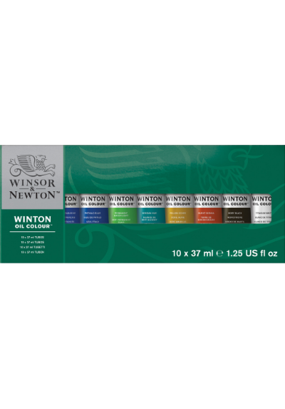 CAJA ÓLEO WINTON 37ML X 10 COLORES WINSOR & NEWTON RF 1490619