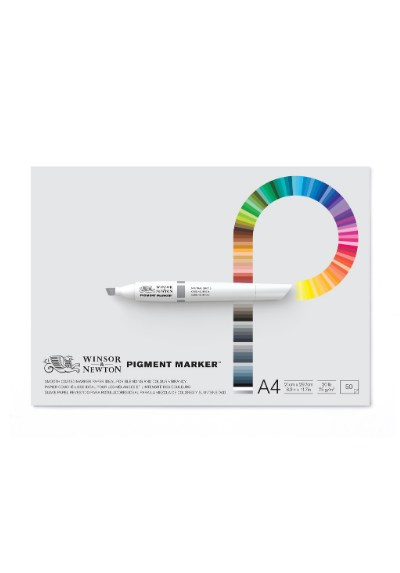 BITÁCORA P/ MARCADORES PIGMENT MARKER 75G A4 50H WINSOR & NEWTON 