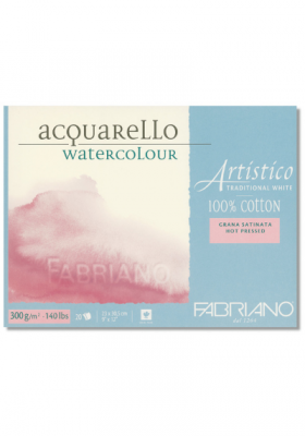 BITÁCORA FABRIANO ARTÍSTICO 100% ALGODÓN LISO 300G 23X30,5CM