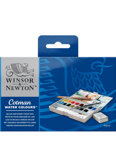 ESTUCHE ACUARELA COTMAN EN PASTA X14 WINSOR & NEWTON