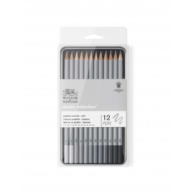 JUEGO LAPIZ GRAFITO SUAVE X12 WINSOR RF 0490007