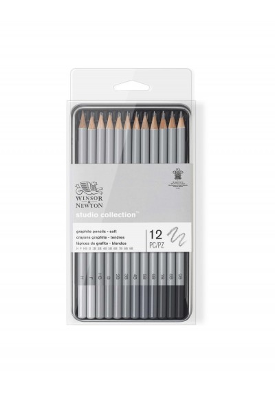 JUEGO LAPIZ GRAFITO SUAVE X12 WINSOR RF 0490007