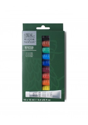 ESTUCHE ÓLEO WINTON 12ML X 10 COLORES 1490694