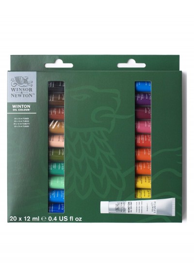 CAJA OLEO WINTON 12ML X 20 COLORES 1490695