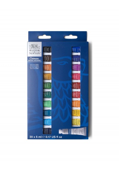 CAJA ACUARELA COTMAN 5ML X 20 COLORES 0390665