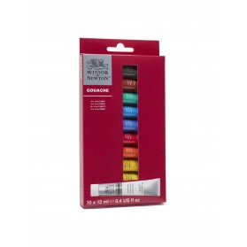 CAJA TEMPERA GOUACHE 12ML X 10 COLORES WINSOR