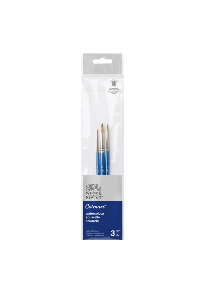 JUEGO PINCEL COTMAN DE NYLON X 3 CORTO P/DELINEAR           