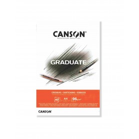 BITÁCORA CROQUIS 96G CANSON GRADUATE A4 40H