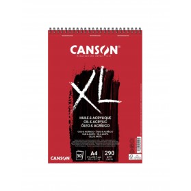 BITÁCORA P/ ÓLEO Y ACRÍLICO 290G CANSON XL A4 30H