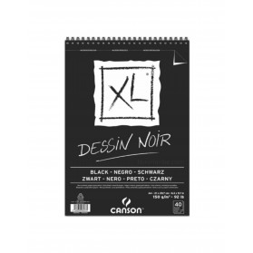 BITÁCORA DISEÑO NEGRO 150G CANSON XL A4 40H