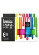 ESTUCHE ACRILICO LIQUITEX BASIC 22 ML X 6 FLUO