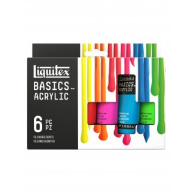 ESTUCHE ACRILICO LIQUITEX 22 ML X 6 FLUORESCENTES