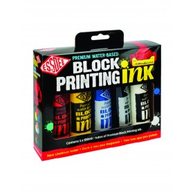 ESTUCHE TINTA LINOLEO BASE AGUA 100mlX5 TONOS ESSDEE LPI/A5R