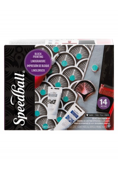 KIT GRABADO LINÓLEO TEXTIL DE LUJO SPEEDBALL RF 003484      
