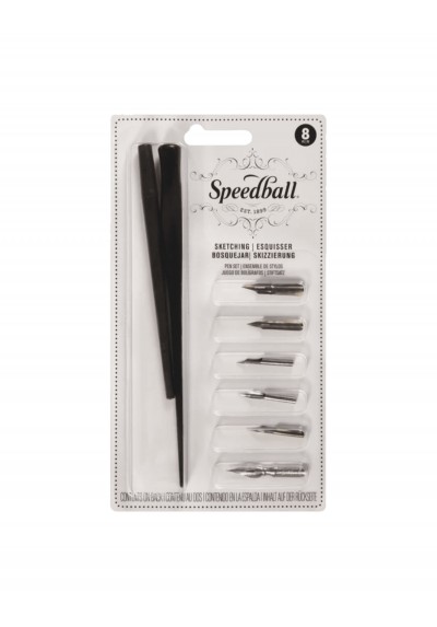 SET PLUMA SPEEDBALL PARA DIBUJO RF 002964                   