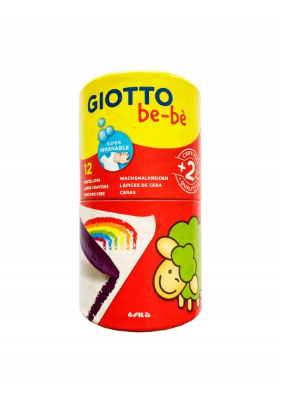 BOTE CRAYONES X 12 GIOTTO BEBE F472100              