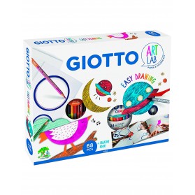 SET CREATIVO MULTITECNICA 68PCS GIOTTO ART LAB F581400