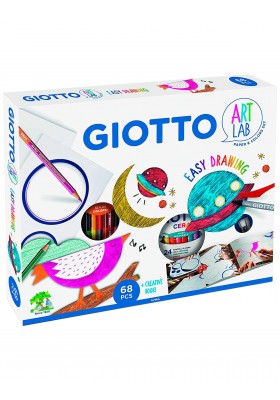 SET CREATIVO MULTITECNICA 68PCS GIOTTO ART LAB F581400