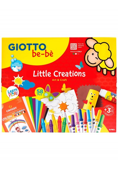 SET MULTITECNICAS PEQ CREACIONES 58PCS GIOTTO BEBE F479100