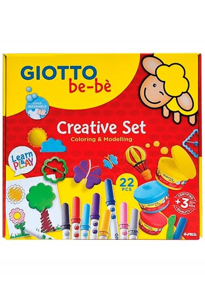 SET CREATIVO MULTITECNICAS 22 PCS GIOTTO BEBE F478400