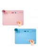 TAPETE SILICONA PARA PINTAR 51.5X4CM AZUL - ROSA