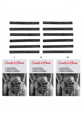 BARRAS CARBONCILLO SECO CHARCOAL CONTE A PARIS            