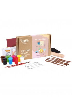 Kit manualidades clips con pasta modelar Jovi 2708