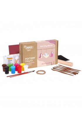 kit manualidades pájaros con pasta modelar Jovi 2701