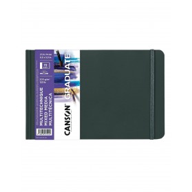 CUADERNO CANSON GRADUATE 21.6X14CM MIXMEDIA HORI C31200L031 