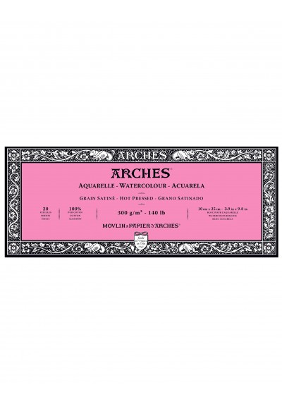 BITACORA ARCHES 300G 10X25CM HOT 20 HOJAS 100% A1795068     