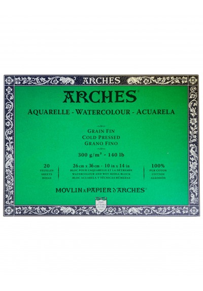 BITACORA ARCHES 300G 26X36CM FRIO 20 HOJAS A1795061         