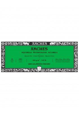 BITACORA ARCHES 300G 10X25CM FRIO 20 HOJAS 100% A1795056    