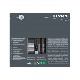 CAJA LAPIZ LYRA BOCETO GRISES X 25 PC RF L2051251           
